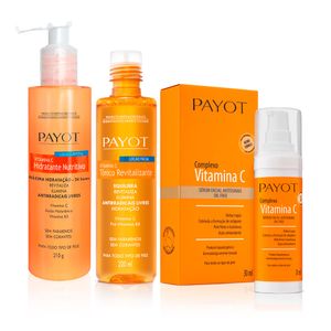 kit tonificação tratamento e hidratação vitamina c