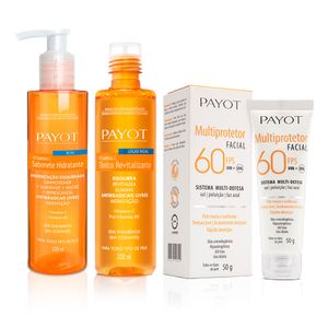 kit limpeza e tonificação vitamina c + proteção fps 60