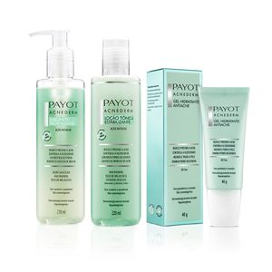 kit limpeza tonificação e gel hidratante acnederm