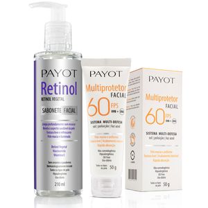 Kit Limpeza Retinol + Proteção FPS 60